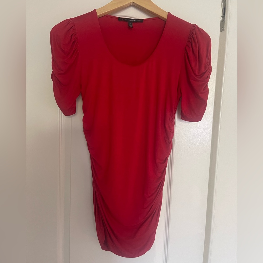 NWOT WHBM Ruched Blouse